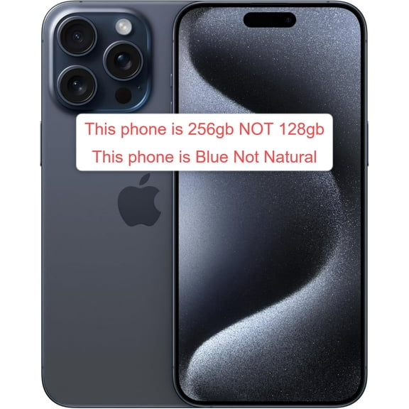 Pre-Owned Apple iPhone 15 Pro 128GB Fully Unlocked Natural Titanium (NO FACE ID) (Good)