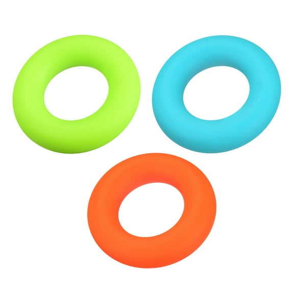 Uxcell 2.76" 3 Level Resistance Hand Grip Strengthener Hand Grip Rings for Training