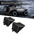 thumbnail image 2 of Cales de Roue avec Poignées pour Remorque de Voiture Camion RV Blocs de Roue en Caoutchouc 2 Pack, 2 of 9