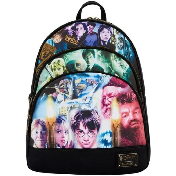 Harry Potter Trilogy Triple Pocket Mini Backpack Walmart