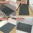 thumbnail image 6 of Evlmd Bathroom Rugs, Chenille Bath Rug, Soft Short Plush Bath Mat, Soft Shower Mat Water Absorbent Shower Mat, Quick Dry Machine Washable(Dark Gray, 20" x 32"), 6 of 6