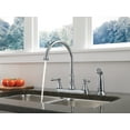 thumbnail image 4 of Delta Cassidy Two Handle Kitchen Faucet with Spray, Champagne Bronze, 4 of 7