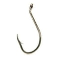 thumbnail image 2 of Mustad 92554 Beak/Octopus, 2X Strong, Forged, Reversed, Up Eye Classic Hook - Black Nickel, 2 of 3
