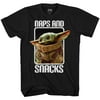 Star Wars Mandalorian Baby Yoda Child Nap Snack Adult Tee Graphic T-Shirt