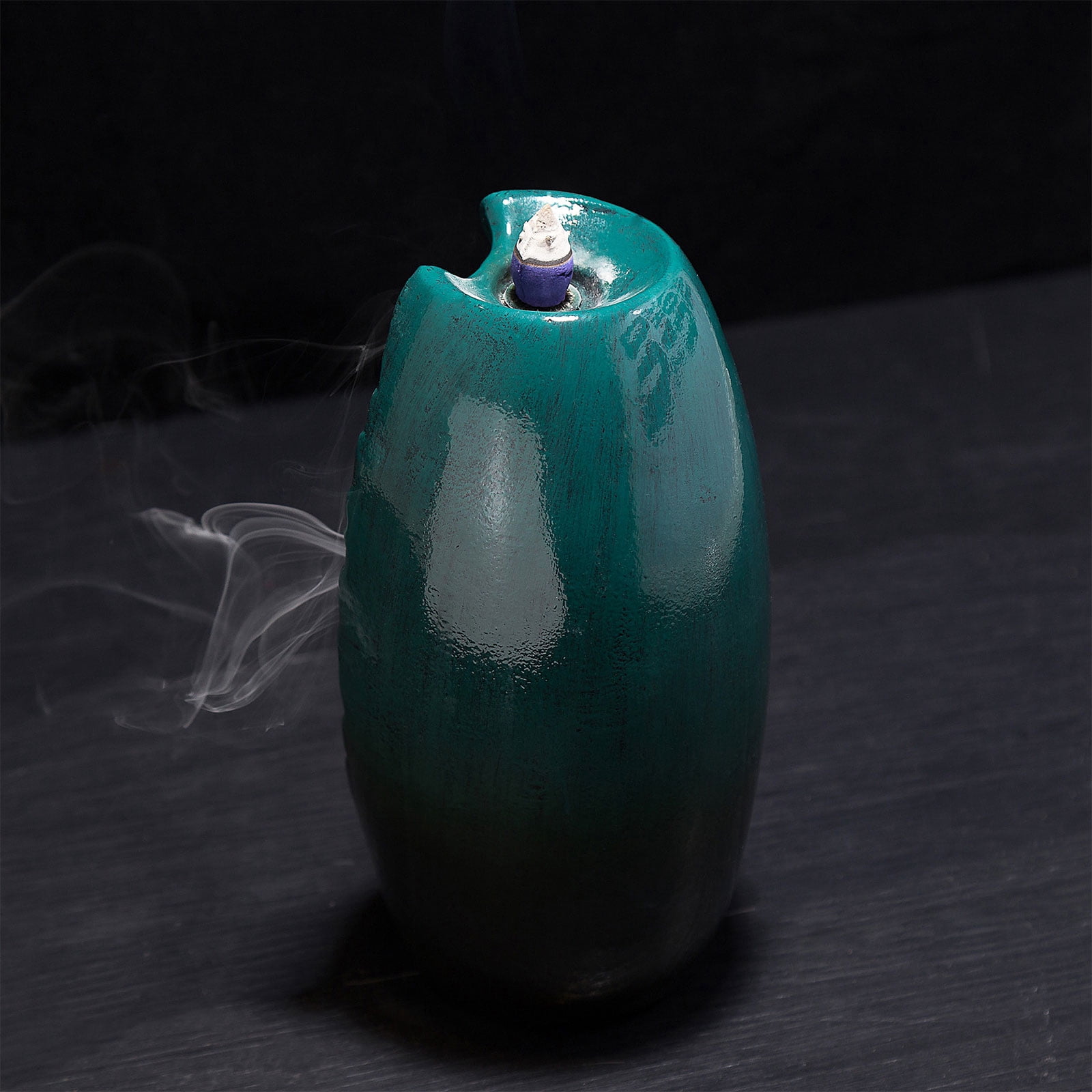 Waterfall Backflow Incense Resin Censer Incense Cone Holder Desktop Decor