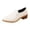 Beige, variant on Pandaie Women’s Slip on Ankle Booties Leather Low Block Heel Pointed Toe Western Short Boots Business Formal Casual Work Loafer Shoes Size 5.5‑10