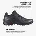 thumbnail image 2 of Zapatillas de trail running Salomon Speedcross para hombre, color negro, talla 10, 2 of 8