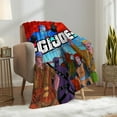 thumbnail image 5 of Gi joe team Soft Cozy flannel blanket Gifts for Fans Lover Girls Boys Women Present Hoodie Him Bed 60"x80", 5 of 6