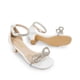 thumbnail image 5 of Sandalias para Niñas DREAM PAIRS SDSD2421K Blanco con Moño Tacón de 4.5 cm, 5 of 7