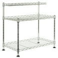 thumbnail image 3 of SAFAVIEH Marcel Chrome Wire Mini Rack Chrome, 3 of 4