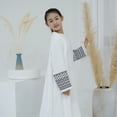 thumbnail image 6 of KAUOD Kids Abaya Muslim Dress Boys Girls Open Front Eid Prayer Thobe Plain Long Sleeve Soft 𝐈slamic Traditional Clothes, 6 of 8