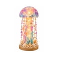 thumbnail image 6 of Sea Glass Jellyfish DIY Kit With LED Lights 3D Tabletop Art Ornament for Coastal Home Decor, 6 of 6