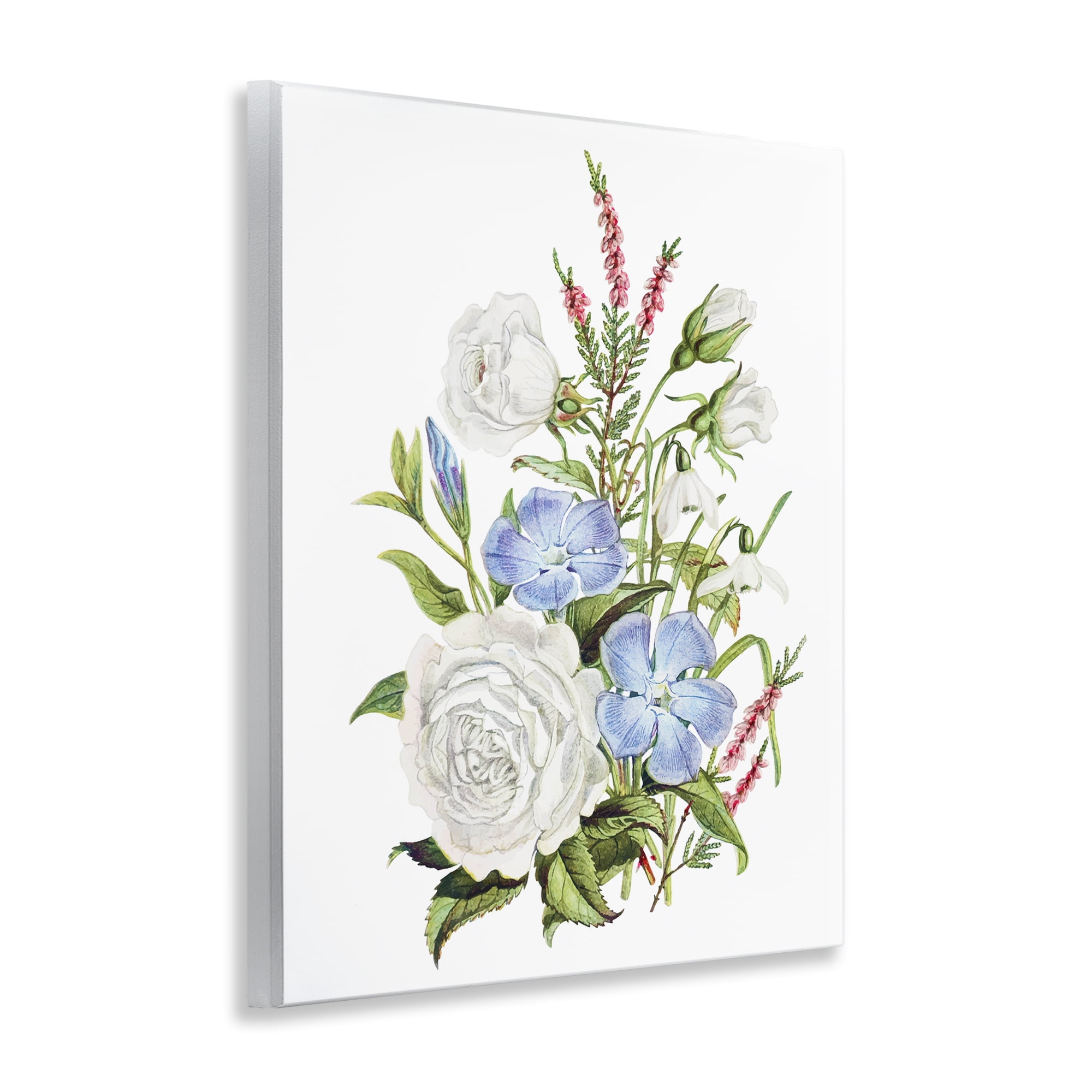 Bountiful Floral Bouquet Wall Plaque Art, design by Lettered and Lined