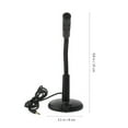 thumbnail image 2 of CNKOO 1 Pce Microphone de Bureau à Entraînement Libre Réglable en Plastique Microphone de Réunion Noir, 2 of 6