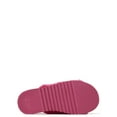 thumbnail image 4 of Dearfoams Cozy Comfort Women's Teddy Pile Open Toe Scuff Slippers, 4 of 5