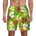 thumbnail image 2 of Picia St. Patrick's Day3 pattern Mens Swim Trunks with Compression Liner Stretch Beach Shorts Quick Dry with Zipper Pockets No-Chafing Board Shorts-XX-Large, 2 of 9