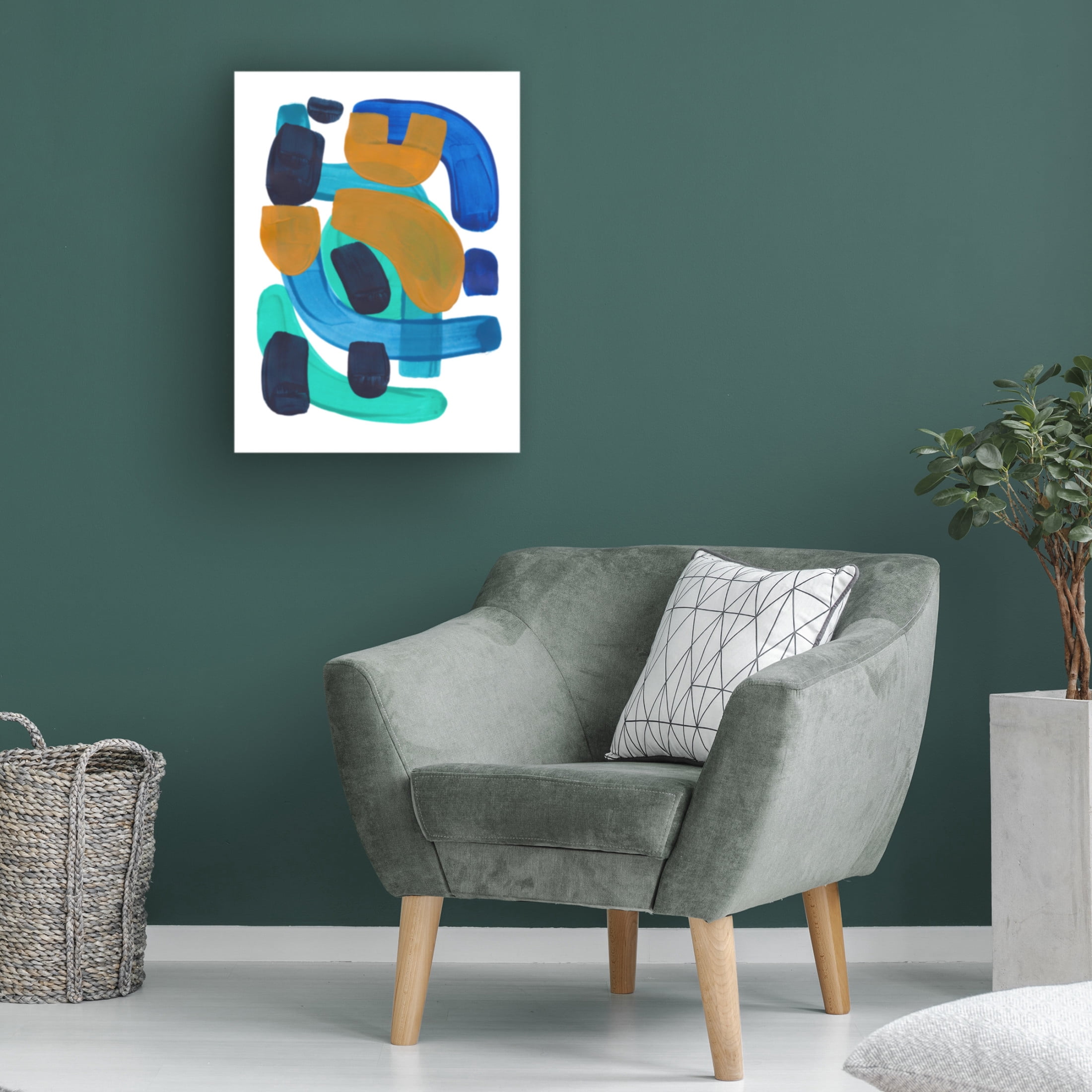 Trademark Fine Art Ejaaz Haniff Sea Gold Canvas Wall Art