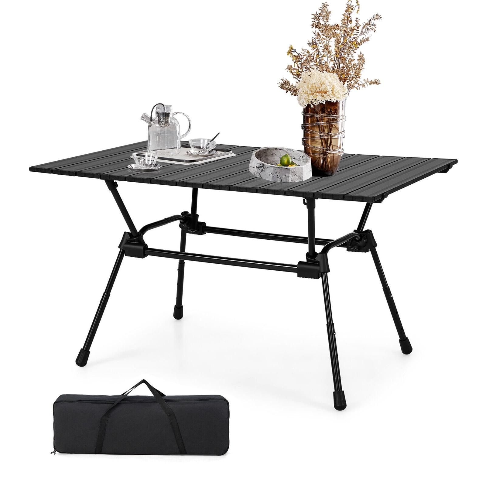 Vicamelia Outdoor Folding Picnic Table with Carry Bag, Portable