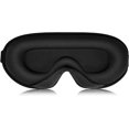 thumbnail image 1 of 2 piezas de máscara para dormir para hombres y mujeres, máscara de noche 3D con correa ajustable para dormir de lado, máscara de viaje opaca de seda natural, venda para los ojos 3D para dormir, siesta, 1 of 5