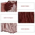 thumbnail image 4 of Unique Bargains 11Ft Cheesecloth Table Runner 35 x 134 Inch Rustic Gauze Tablecloth, Terracotta, 4 of 7