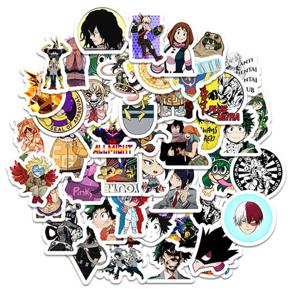 Draggme Partty My Hero Academia Anime Sticker Walmart Com Walmart Com