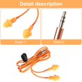 thumbnail image 5 of SIEYIO Earplug Headphones For Work Safety Earbuds Headphones Earplugs For Hearing Protective Noise Isolation Work Sleep, 5 of 10