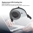 thumbnail image 3 of CPU Cooler, Durable Lightweight CPU Cooling Fan DC 5V 0.28-0.5A  for Laptop, 3 of 7