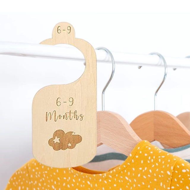 Separadores de armario Salvador organizador de ropa para bebés recién nacidos 7 piezas