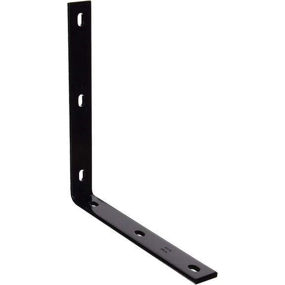 NATIONAL MFG/SPECTRUM BRANDS HHI N351-469 Corner Brace, 12.25-Inch, Black
