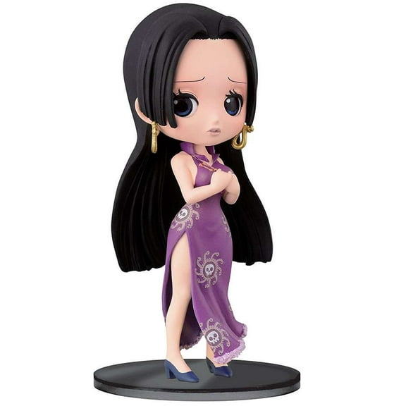 One Piece Q Posket Boa Hancock Collectible Figure (Purple Dress)