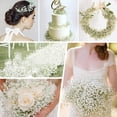 thumbnail image 4 of Billuyoard 10 piezas de flores artificiales de Gypsophila de apariencia realista para cualquier ocasión, ramo de decoración del hogar blanco Type3 NO3, 4 of 6