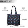 thumbnail image 2 of Large Capacity Travel Tote Bag with Space Galaxy Aesthetic Lightweight Weekender Bag Featuring Astronaut, Rocket, Nebula Cosmic Design, Perfect for Business Trips Gym, 2 of 5