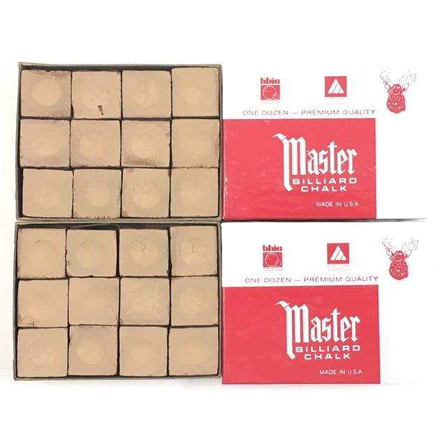 Chalk Master 24 piezas para taco de billar y taco de billar