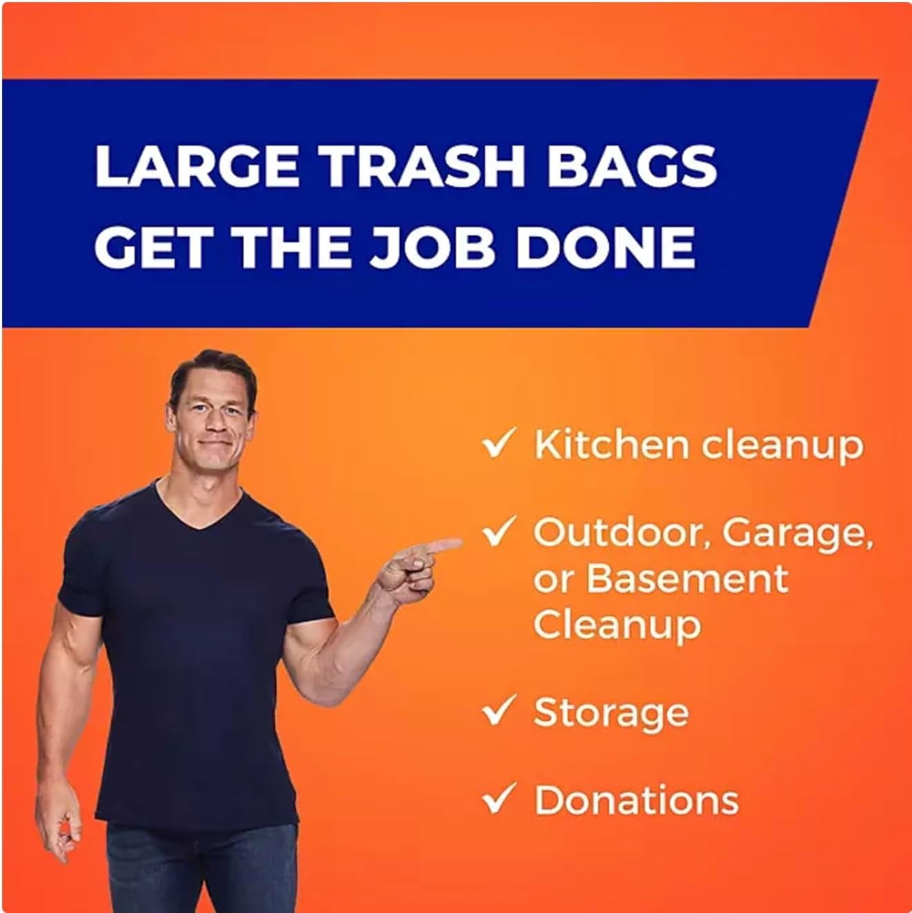 Heffty Ultra Strong Drawstring Trash Bags, Unscented 33 gal., 90 ct.