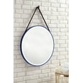 thumbnail image 3 of James Martin Furniture 911-M27.6-MBK 27.6 in. Annapolis Round Anti-Fogging LED Mirror, Matte Black, 3 of 7