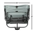 thumbnail image 7 of Zenithen Outdoor 360 Degree Portable Lawn Swivel Camping Chair w/ Arms, Smoke Grey, 7 of 7