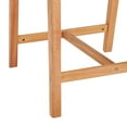 thumbnail image 5 of Modway Portsmouth Karri Wood Patio Bar Stool in Natural and Taupe (Set of 2), 5 of 6