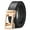 1166JS-Black, variant on KALUNMA Ratchet Belt for Men, Mens Dress Belt Leather Automatic Adjustable Click Buckle Belts