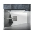 thumbnail image 5 of Elegant Kitchen & Bath SD155-3578BNK Tempered Glass & Metal Shower Door, Brushed Nickel, 5 of 7