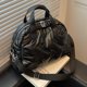 thumbnail image 3 of Bolso de mano acolchado para mujer bolso informal con asa superior bolso de compras de invierno ajustable con correa, 3 of 9