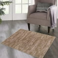 thumbnail image 2 of HOMERRY 2' x 3' Modern Accent Rug, Indoor Low-Pile Throw Carpet, Washable Non-Slip Area Rug for Living Room Bedroom Laundry,Taupe, 2 of 6