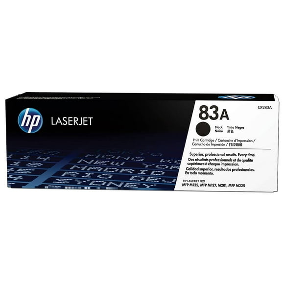 Cartucho de tóner HP 83A Negro Laserjet Original CF283A