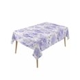 thumbnail image 2 of Purple Floral Tablecloth Rectangle Table Cloth 60x120, Waterproof Tablecloth Outdoor Table Cloth, Hydrangeas Flower Spring Summer Botanical Washable Table Cover for Kitchen Dinning Party, 2 of 8
