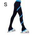 thumbnail image 4 of Naiovety pantalones largos de patinaje sobre hielo medias de spandex pantalones de patinaje pantalones de entrenamiento de equipo amigables con la piel Uniforme atlético Lago Azul/S Naiovety OD025264-03, 4 of 5