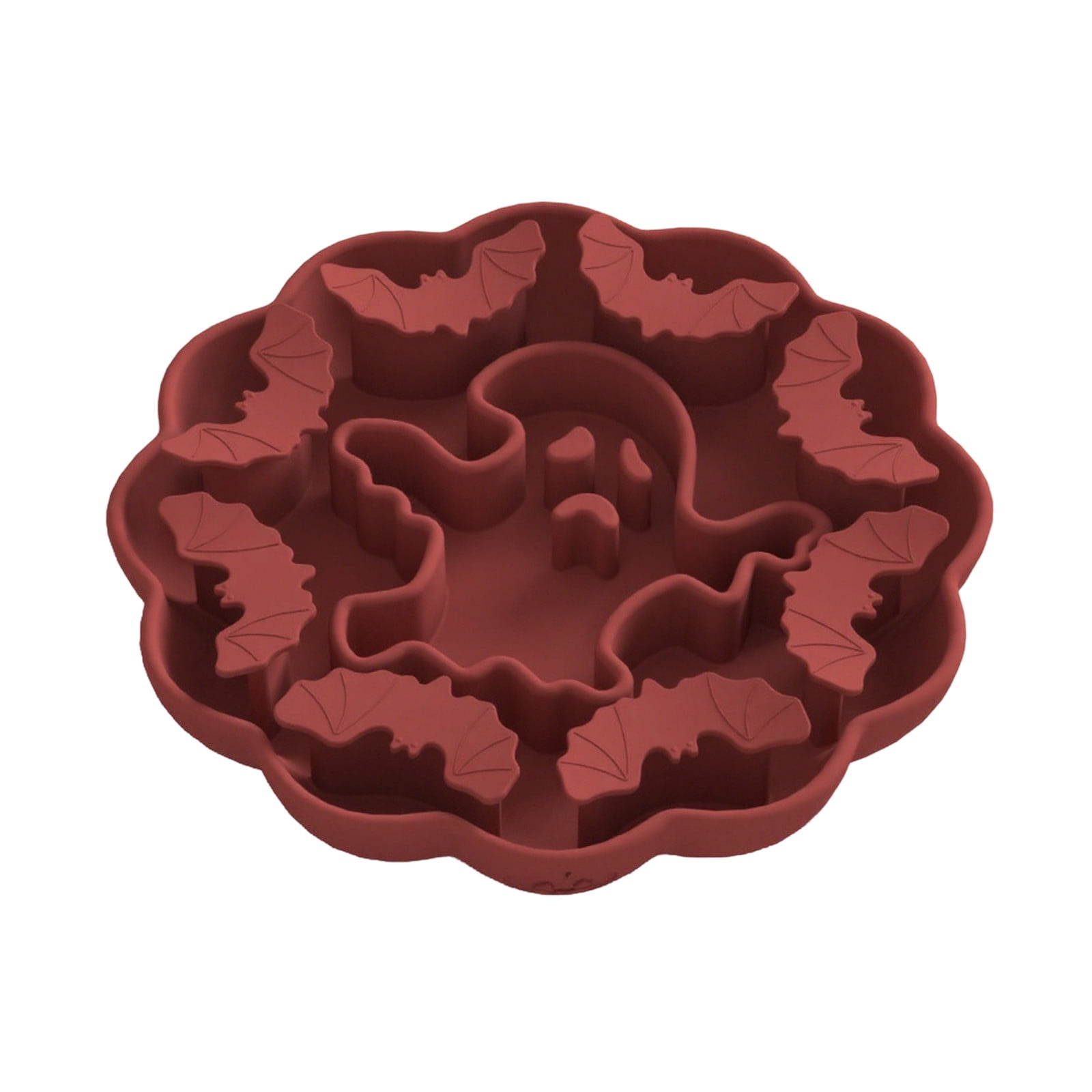 Pet Slow Feeder Bowl Silicone Dog Cat Food Bowl Anti Choking Maze Feeding Dish with Suction Base Non Slip Healthy Eating Dish for Small Medium Dogs Cats Feeding Training Bowl