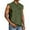 Army Green, variant on Yiaimeir Men's Sleeveless Henley Tank Tops Vintage Washed Cotton Tank Top With Pocket Casual Summer Muscle Tee,Size S-3XL