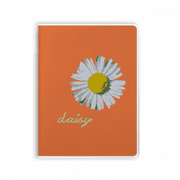 European Italy Daisies Naive Mini Notebook Cover Gum Diary Soft Journal A7