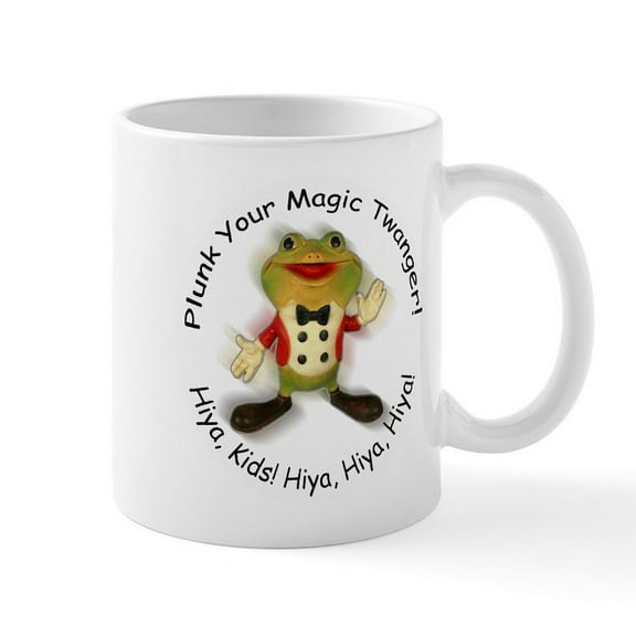 CafePress - Froggy Mugs - 11 oz Ceramic Mug - Novelty Coffee Tea Cup