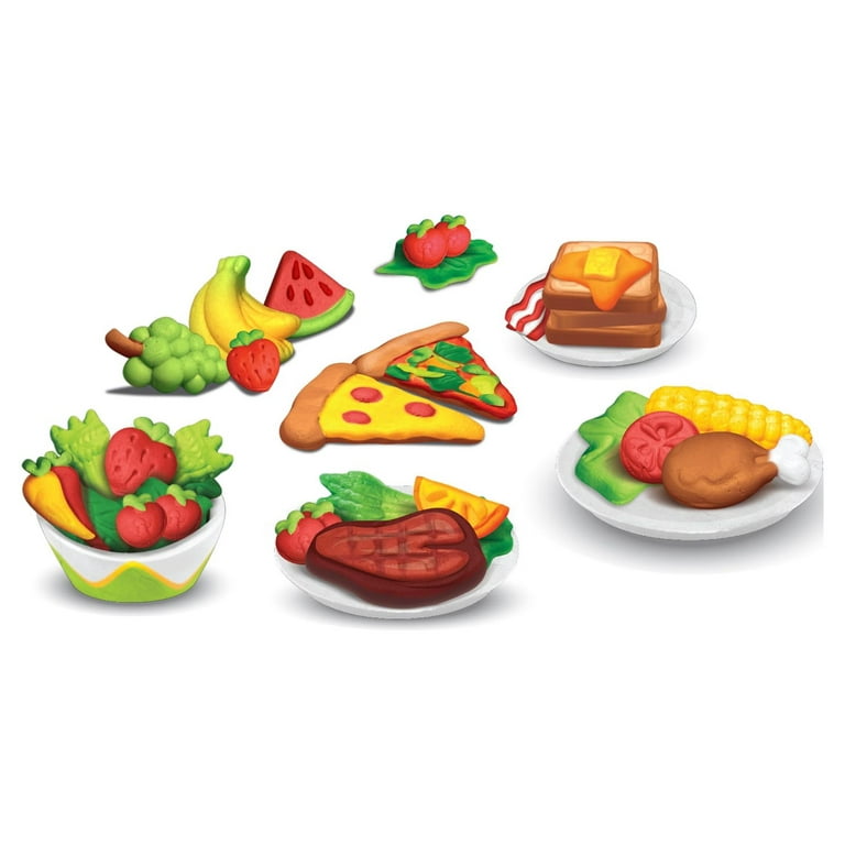 Cra-Z-Art Softee Dough Multicolor Mealtime Fun, 1 Dough Set