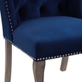 thumbnail image 6 of Modway Apprise French Vintage Dining Performance Velvet Side Chair in Navy, 6 of 6